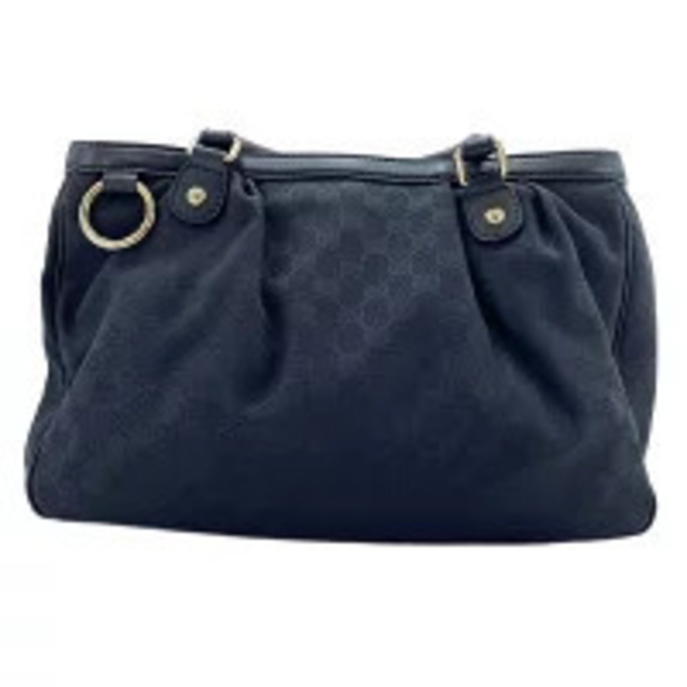 Gucci GG Canvas Sukey Tote Bag Black